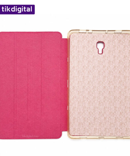 کیف کلاسوری فولیو مناسب تبلت سامسونگ Samsung Galaxy Tab A 10.5 inch 2018 SM-T590 / SM-T595 رنگ صورتی
