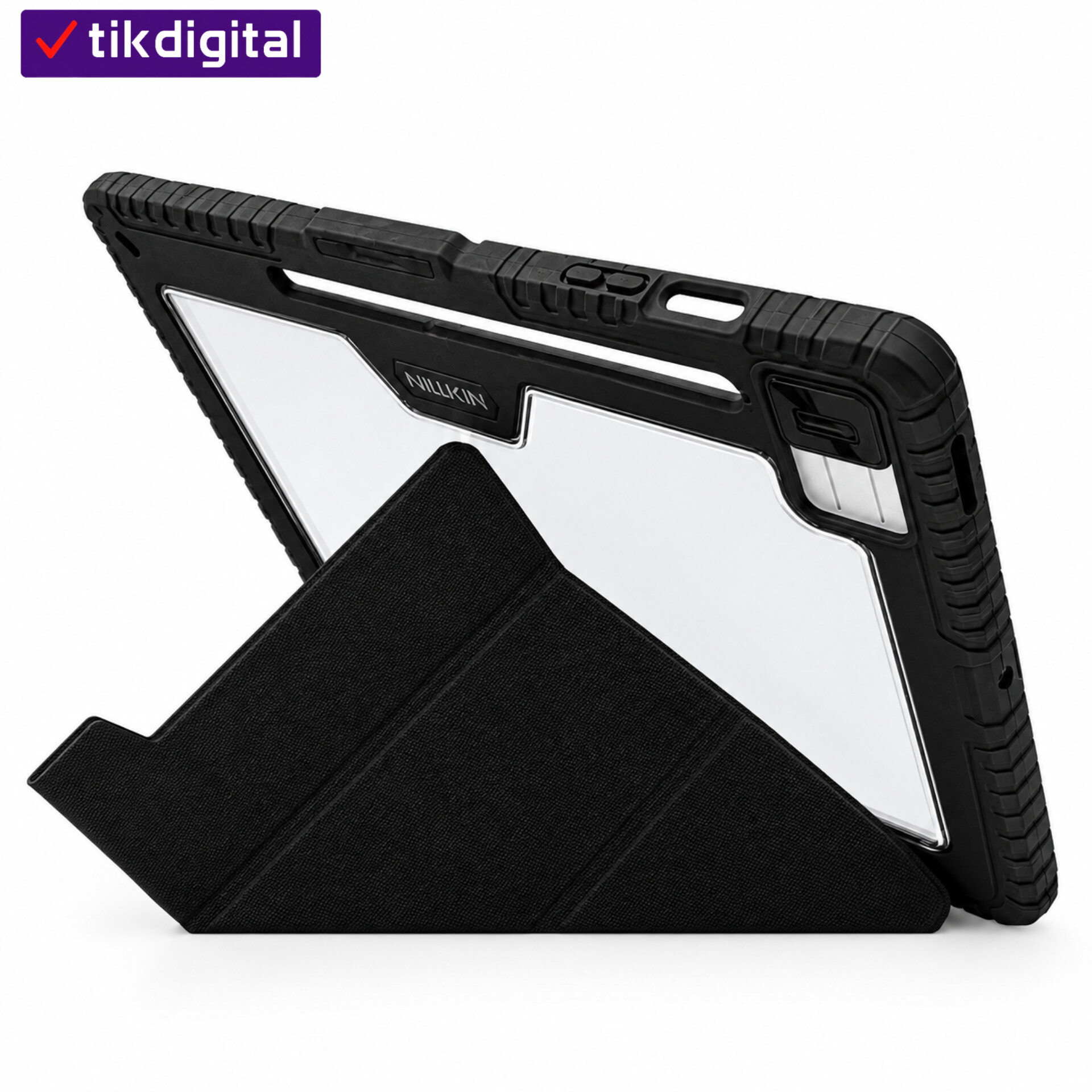 کیف کلاسوری نیلکین مدل Bumper Pro Multi-angle Folding Style مناسب برای تبلت سامسونگ Galaxy Tab S10 FE Plus - تصویر 5